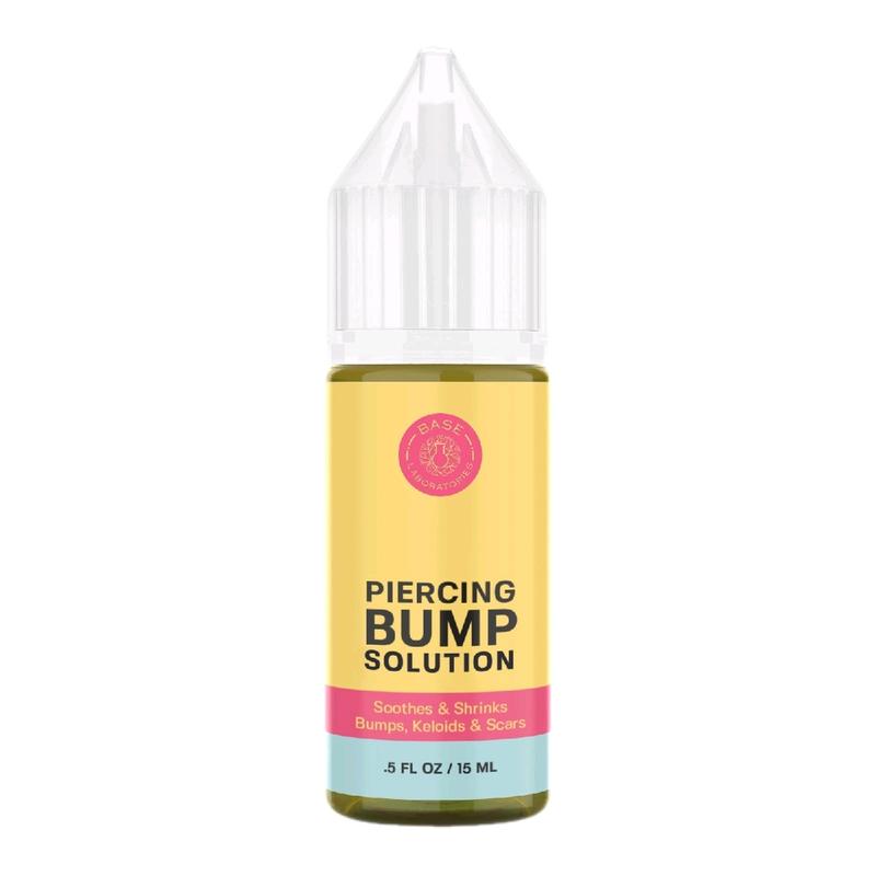 Base Labs Piercing Bump Solution I Keloid Bump Removal - Soothing Essential Oil for Piercing Bumps, Keloids & Scars| Nose, Ears, Body - 15mlML Clinic  for Wellness