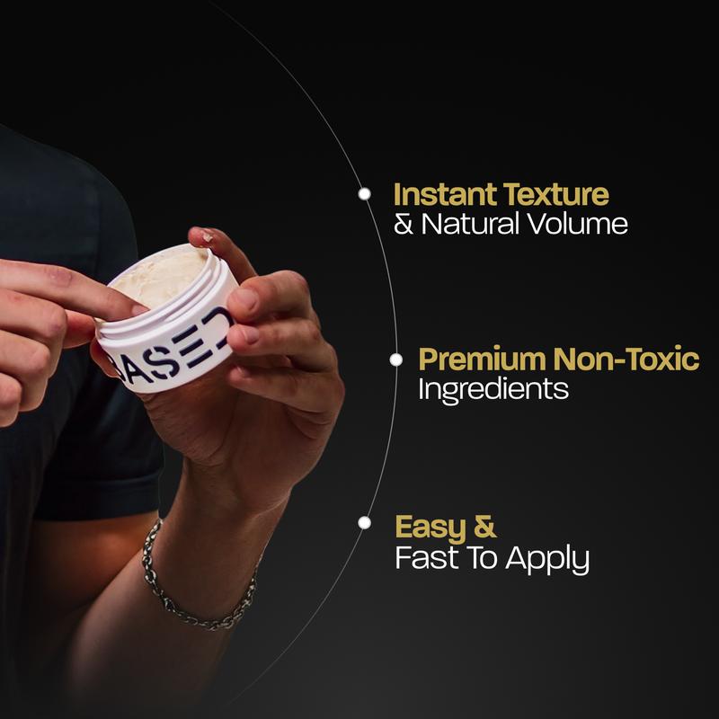 Based Bodyworks Hair Clay| High Hold & Low Shine| Matte Finish & Texture| Simple, Natural, EffectiveContains Batteries or Cells?: None
Dangerous Goods or Hazardous Materials: None
Aerosols: No
Flammable Liquid: No
Scent: Santal Sandalwood
Hair Type: Normal, Wavy, Textured, Straight, Fine
Hair Concern: sculpt
Gender: Unisex
Net Weight: 3oz
Ingredients: Shea Butter, Beeswax, Kaolin Clay, Arrowroot, Santal Sandalwood, Bentonite Clay, Vitamin E
Manufacturer: Based BodyworksML Clinic  for Wellness