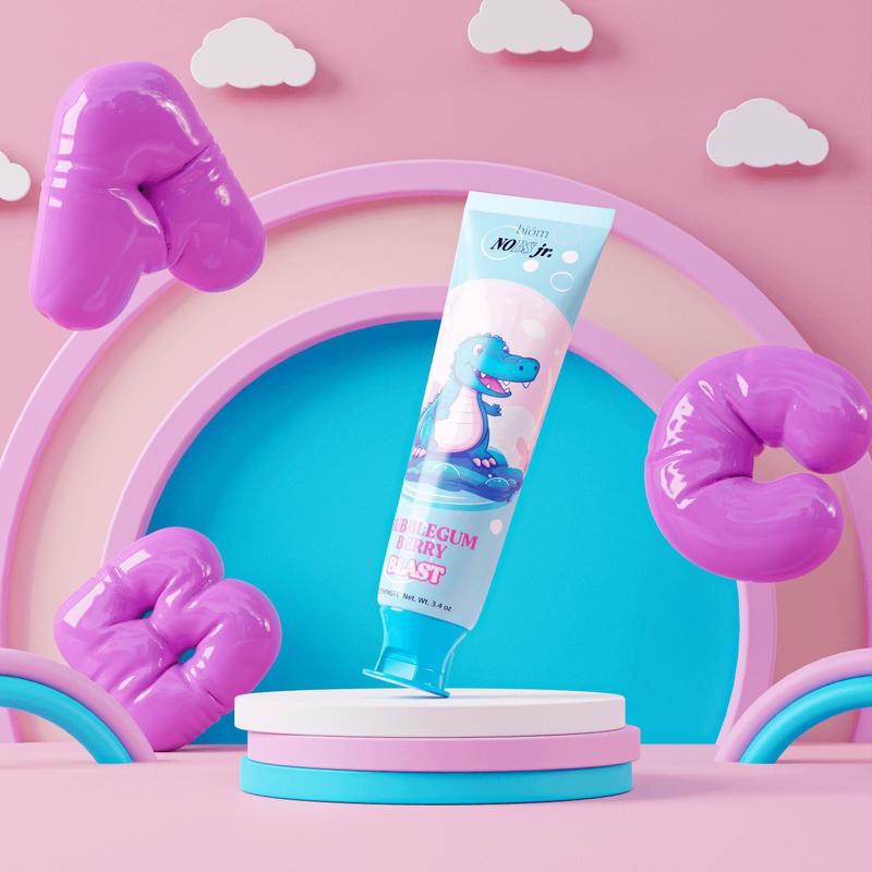 NOBS Jr Kid's Toothpaste - Fluoride Free, Remineralizing - Dentist Formulated - Natural Bubblegum Berry Flavor, Nano Hydroxyapatite - Made in The USADangerous Goods or Hazardous Materials: None 
 
 Aerosols: No 
 
 Flammable Liquid: No 
 
 Contains Batteries or Cells?: None 
 
 Container Type: Tube 
 
 Region of Origin: USA 
 
 Benefits: Tooth Decay, cavity protection, enamel protection, remineralization, gum protection, sensitivity relief, tartar control 
 
 Shelf Life: 24 Months 
 
 Product Form: Paste 
 
 Features: Paraben Free, Alcohol Free 
 
 Age Group: Children 
 
 Medical or Non-Medical Use: Non-Medical 
 
 Contains Alcohol or Aerosol: Contains Neither 
 
 Pack Type: Single Item 
 
 Ingredients: nanohydroxyapatite 
 
 Manufacturer: biömML Clinic  for Wellness