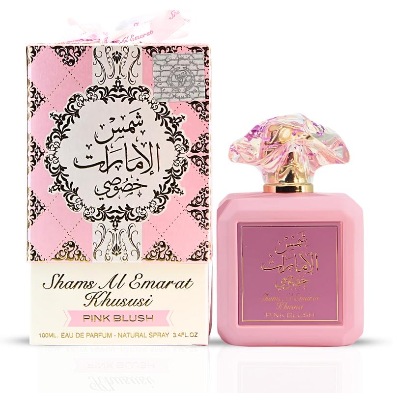 Pink Blush Shams Al Emarat Khususi Eau De Parfum Spray 100ML (3.4 OZ) by Ard Al Zaafaran| A Sweet, Elegant Fragrance for Every OccasionML Clinic  for Wellness