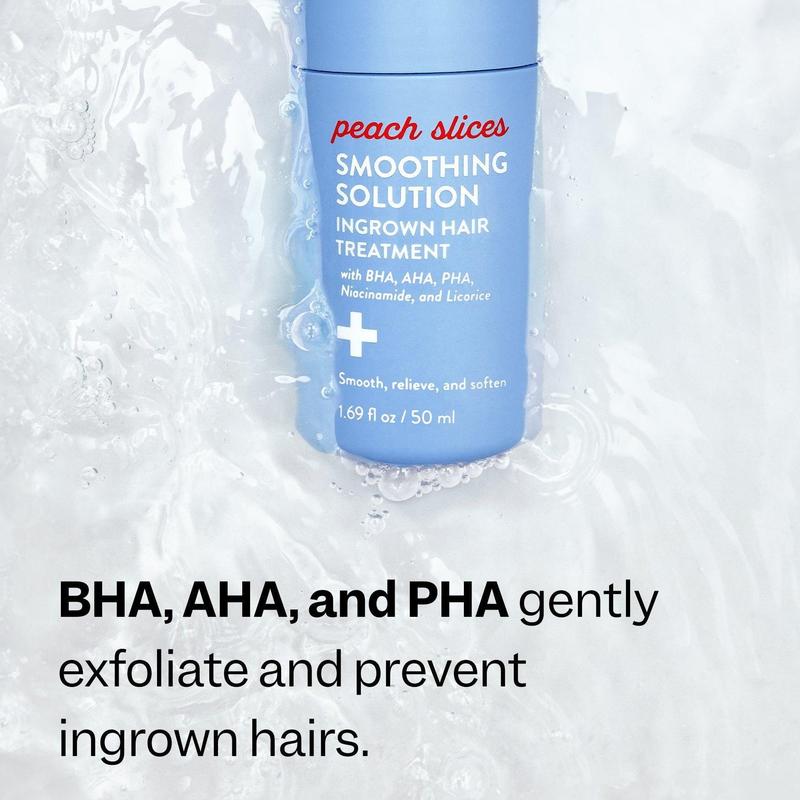 《Peach Slices Official》 Smoothing Solution Ingrown Hair Treatment: Glide Your Way to Silky-Smooth, Bump-Free SkinML Clinic  for Wellness
