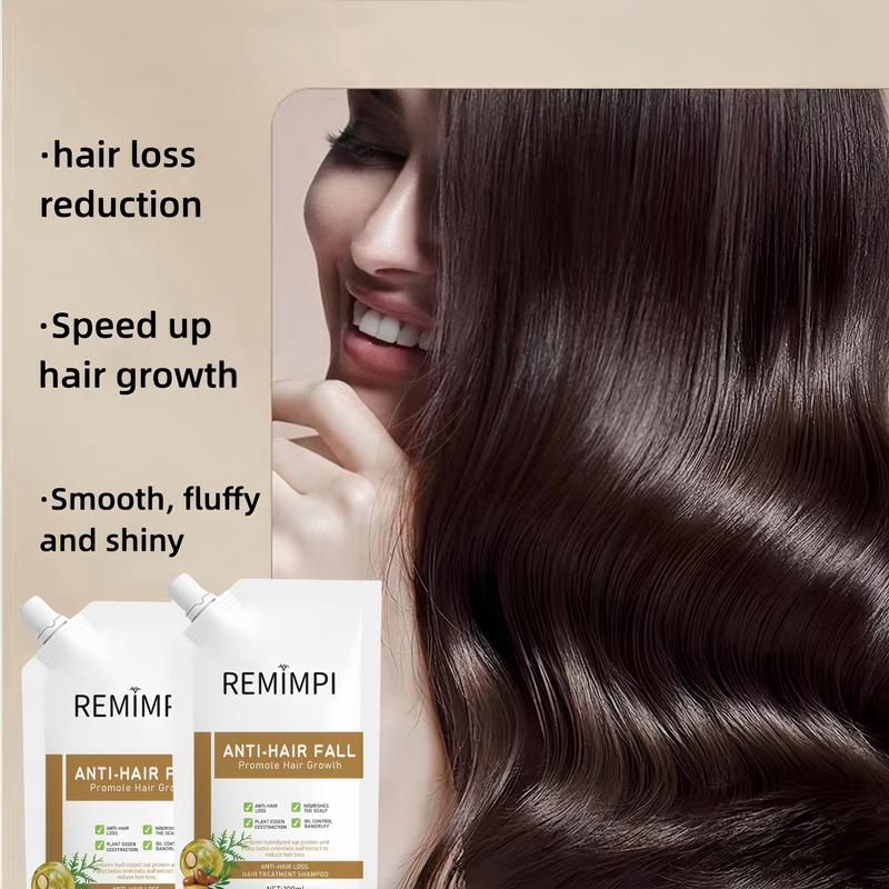 【Buy 1 Get 1 Free】REMIMPI Anti-Hair Fall Hair Loss Treatment Shampoo Oil Control Anti-Dandruff Haircare Ginseng Ginger Help Hair Growth Jojoba Oat Repair Reduce Hair Loss Scalp Cleanser Conditioner 300MLBenefits: Anti-dandruff, Anti-Hair Loss
Net Weight: 300g
Hair Type: Any
Benefits: Volumizing, Anti-dandruff, Hair Loss, Anti-thinning, Nourishing, Hair Growth
Shelf Life: 24 MonthsML Clinic  for Wellness