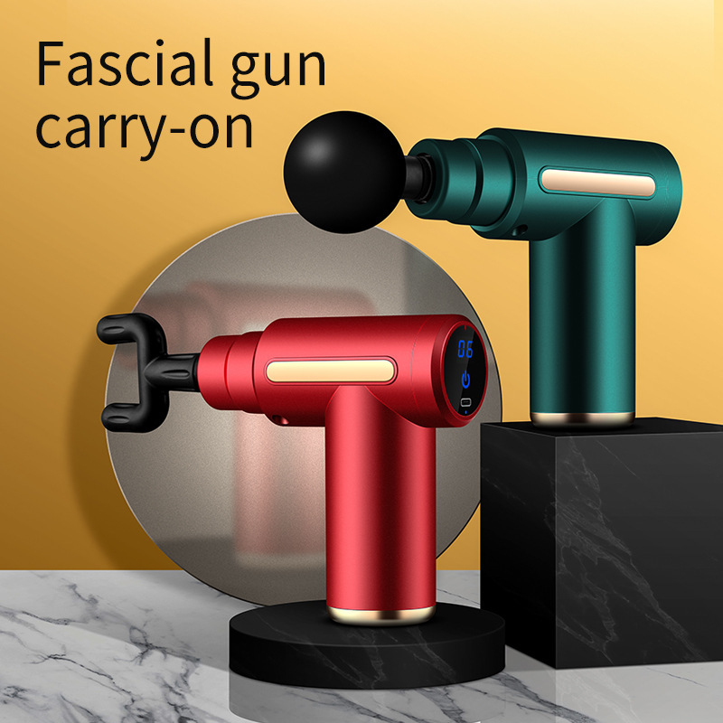 Electric Fascia Gun Massager for Muscle Relief, USB Mini Rechargeable Fascia GunML Clinic  for Wellness