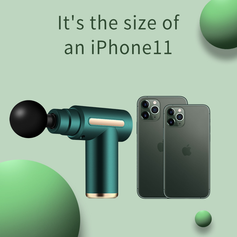 Electric Fascia Gun Massager for Muscle Relief, USB Mini Rechargeable Fascia GunMotor type: Brushed motor
Color: Space Gray Button Model
Specifications: Color Box Small Packaging
Function: Multi-speed Variable Frequency
Gear: 5th gear or higher
Number of massage heads: 4
Battery life: 3-6 hours (inclusive)
Built-in battery capacity: 500mAh-800mAh (inclusive)
Whether built-in battery: Built-in battery
Noise level: 36-45dBFascia GunML Clinic  for Wellness