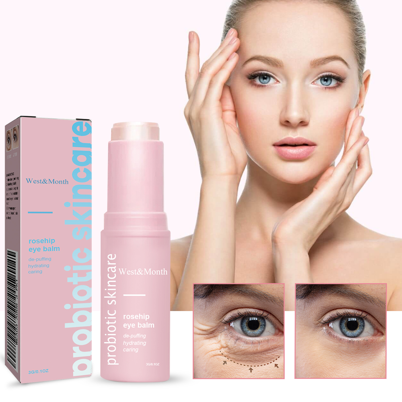 Rosehip Eye Cream Stick Delicate and Soft Moisturizing and Elastic Skin Eye Care Eye CreamEye CreamEye CreamML Clinic  for Wellness