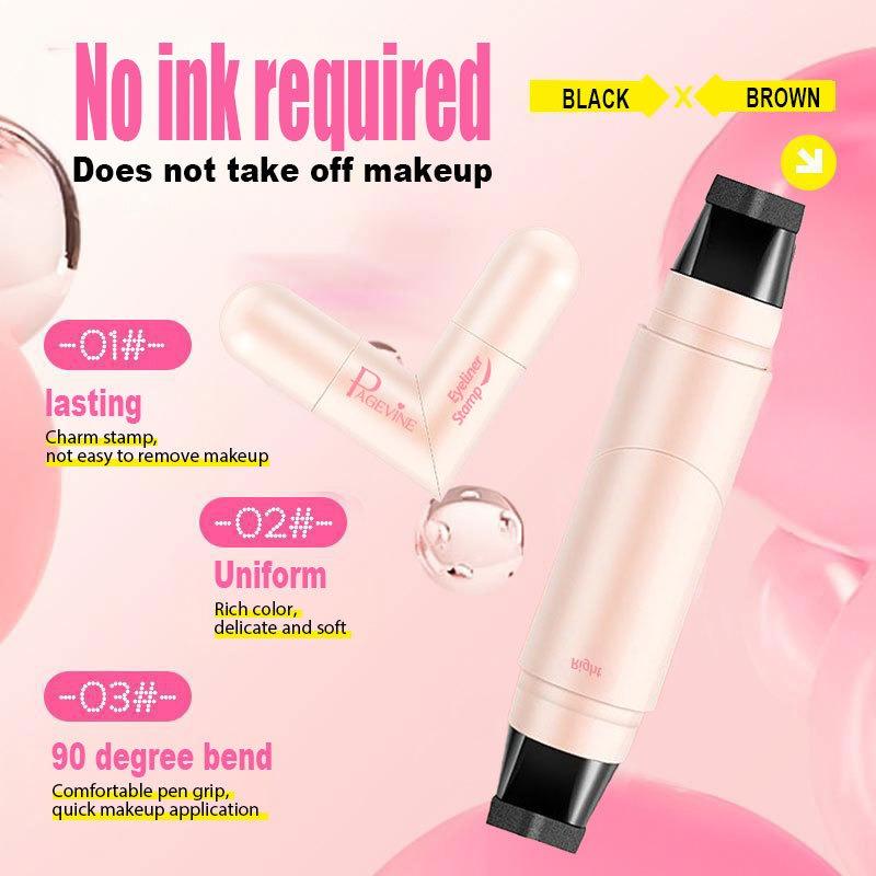 Rotating Eyeliner Stamp Pen - Dual-Head Design with Wing Stamp, Quick-Dry, Long-Lasting, Smudge-Proof for Easy Cat Eye, Sharp Winged Lines & All-Day Makeup WearRotating Eyeliner Stamp PenEdition: Regular Edition
Age Group: Youth
Contains Alcohol Or Aerosol: Contains NeitherRotating Eyeliner Stamp PenML Clinic  for Wellness