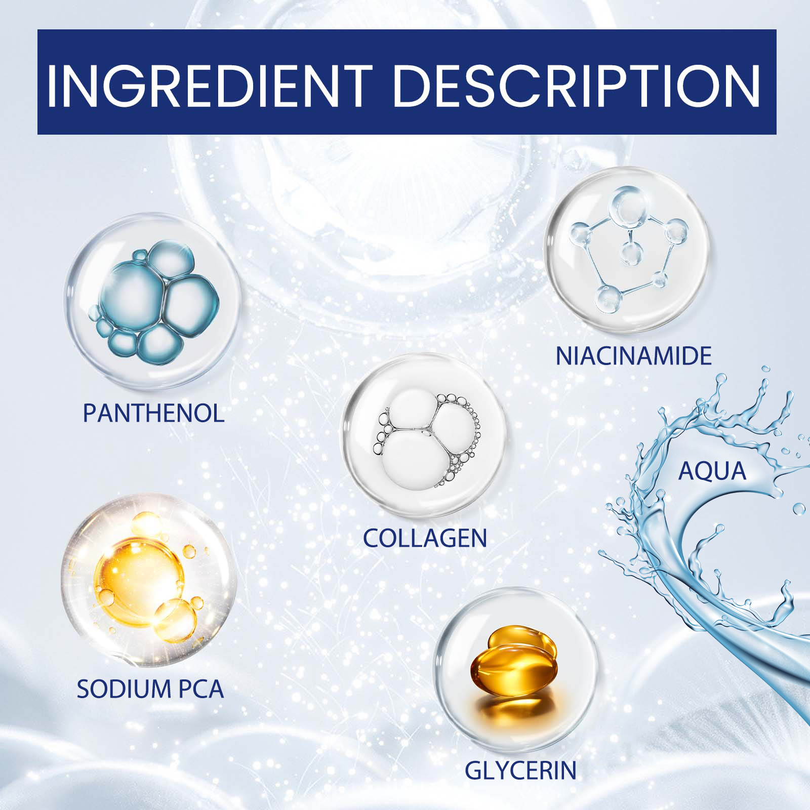 OUHOE Facial Essence Lightens Facial Fine Lines Nourishing Firming Gentle Hydrating Smooth Moisturizing Skin SerumSkin SerumNet content: 30ml/box  
 Product Name: Facial Essence  
 Keywords: Reduce Facial Fine Lines  
 Gross weight: 48g  
 Ingredients: Glycerin, Panthenol  
 Packaging size: 10.5*3*3cm  
 Product size: 10.3*2.8cm  
 Box size: 56*36*21.5cm  
 Packing quantity: 352 pieces  
 Weight per box: 17.64kg  
 Shelf life: 3 years  
 Storage method: Please store in a cool and shaded placeSkin SerumML Clinic  for Wellness