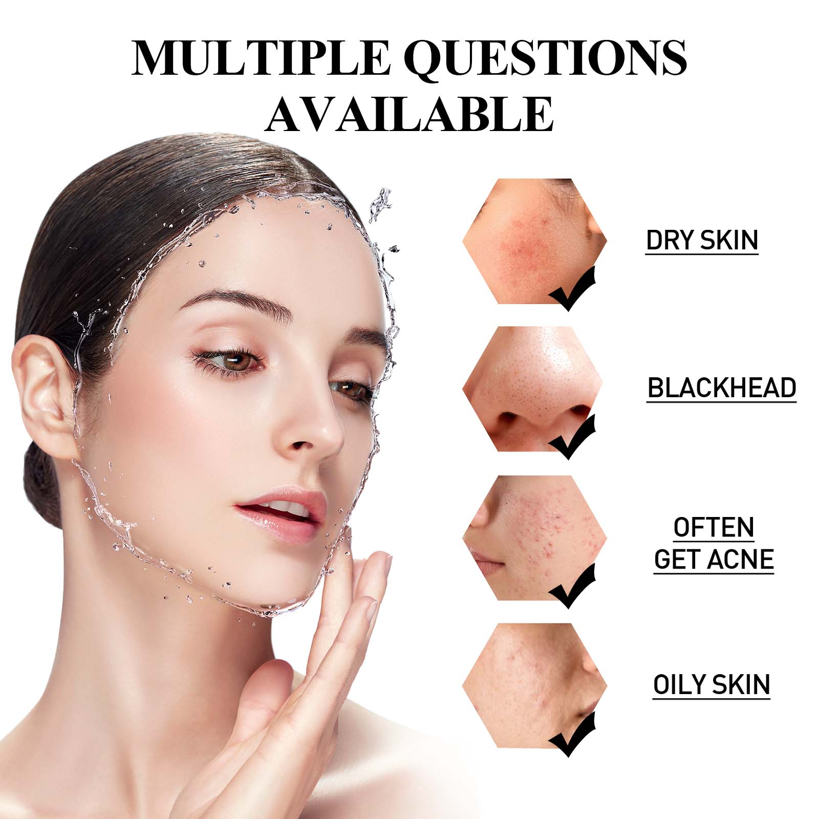 Blackhead Cleansing Mud Mask Cleans Blackheads Skin Oil Tightens Pores Cleans Moisturizes SkinMud MaskNet content: 40g  
 Product name: Blackhead Cleansing Mud Mask  
 Keywords: Cleansing Mud Mask  
 Gross weight: 72g  
 Ingredients: Kaolin clay, glycerin  
 Packaging size: 7.8*4*4cm  
 Product size: 7.5*3.7cm  
 Box size: 56*36*21.5cm  
 Packing quantity: 250 pieces  
 Weight per box: 18.75kg  
 Shelf life: 3 years  
 Storage method: Please store in a cool and shaded placeMud MaskML Clinic  for Wellness