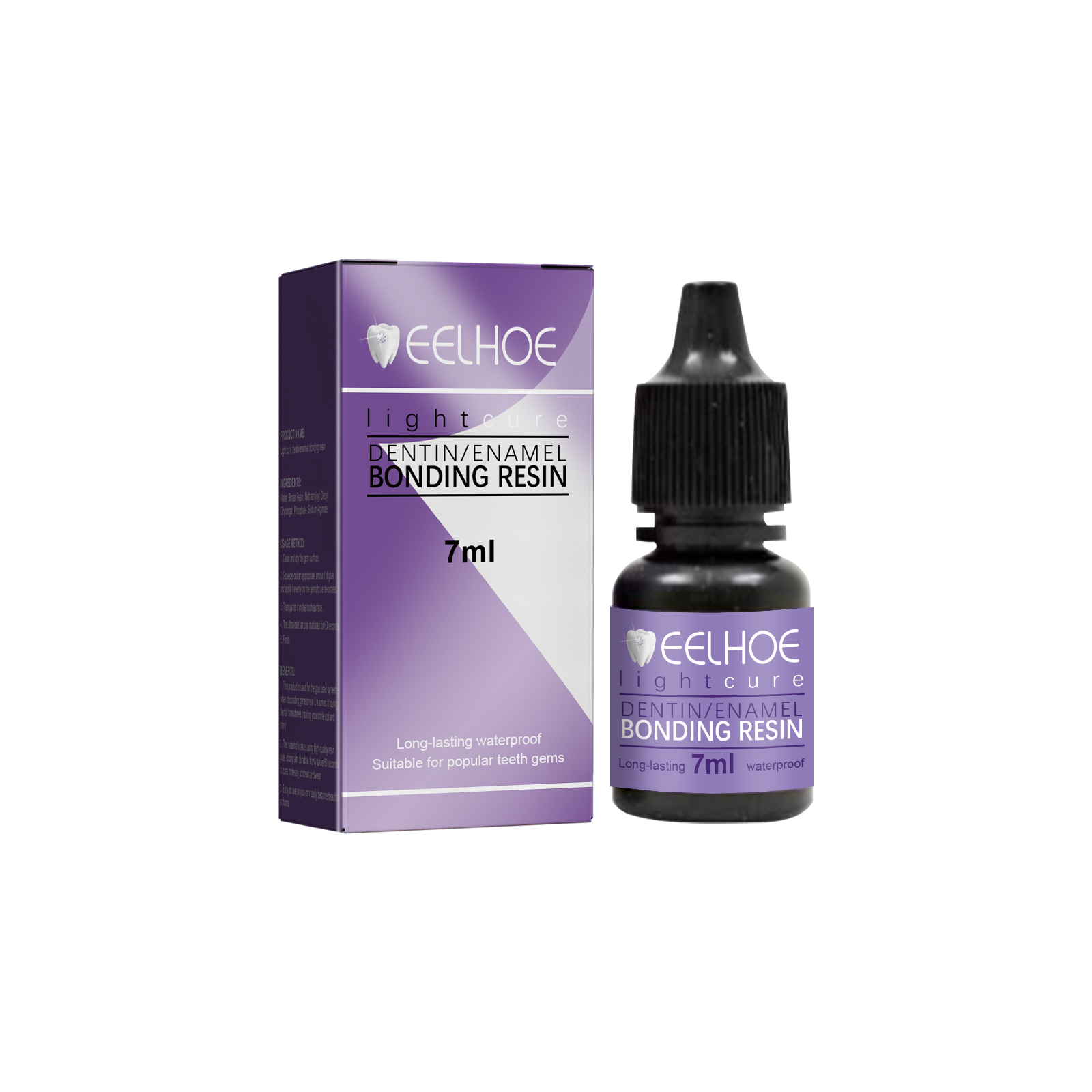 EELHOE Teeth Gem Decoration Glue DIY Fashion Jewelry Adhesive Teeth Gem Light Curing GlueTeeth Gem Light Curing GlueTeeth Gem Light Curing GlueML Clinic  for Wellness