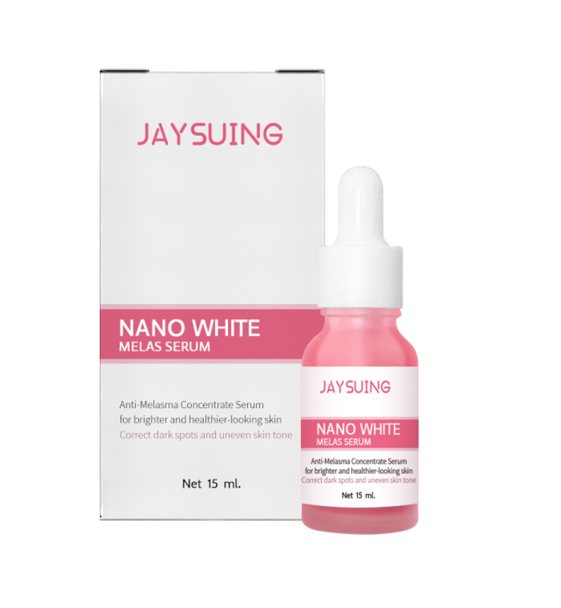 Jaysuing Lightening Spot Whitening Essence Moisturizing Dark Spot Removal Lightening Wrinkle Brightening Skin EssenceBrightening Skin EssenceNet content: 15ml  
 Product name: Spot-fading and Whitening Essence  
 Keywords: Brighten skin, remove dark spots  
 Gross weight: 30g  
 Ingredients: Astaxanthin, blood extract, red apple extract  
 Packaging size: 9*2.6*2.6cm  
 Product size: 8.7*2.3cm  
 Box size: 56*36*21.5cm  
 Packing quantity: 363 pieces  
 Weight of one box: 16.35kgBrightening Skin EssenceML Clinic  for Wellness