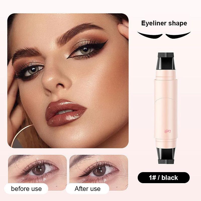 Rotating Eyeliner Stamp Pen - Dual-Head Design with Wing Stamp, Quick-Dry, Long-Lasting, Smudge-Proof for Easy Cat Eye, Sharp Winged Lines & All-Day Makeup WearRotating Eyeliner Stamp PenEdition: Regular Edition
Age Group: Youth
Contains Alcohol Or Aerosol: Contains NeitherRotating Eyeliner Stamp PenML Clinic  for Wellness