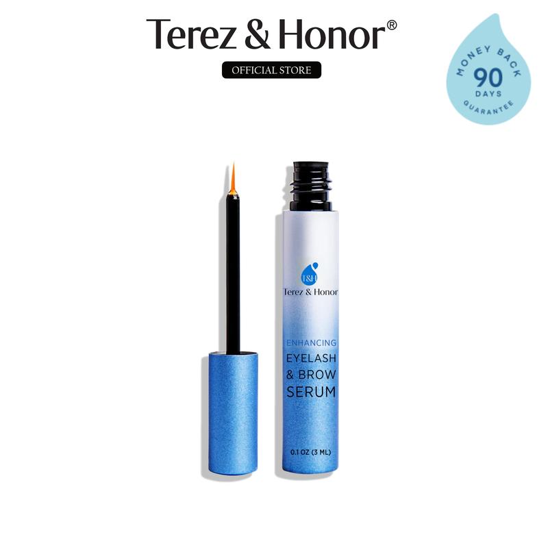 Terez & Honor Advanced Eyelash Serum for Thicker, Longer, Fuller Eyelashes and Eyebrows - Grow Luscious Lashes with Brow EnhancerEyelash SerumEyelash SerumML Clinic  for Wellness