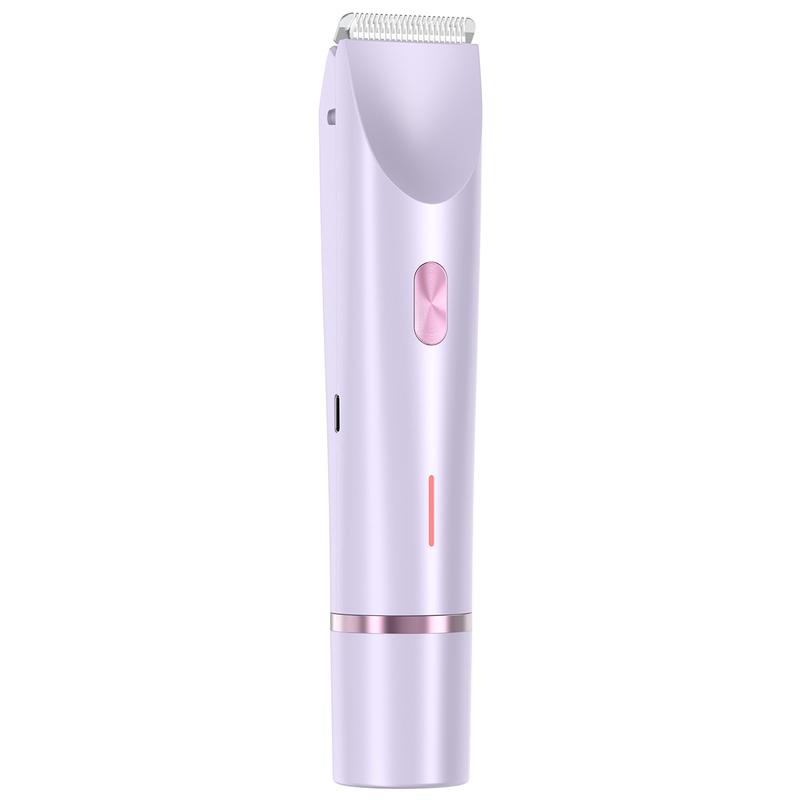 Bikini Trimmer for Women, Electric Shaver and Razor Rechargeable 2-in-1 Body and Facial Epilator, Dual Heads for Painless Trimming of Pubic Hair, Face, Underarms and Legs, Summer Giftikini Trimmer for Womenikini Trimmer for Womenikini Trimmer for WomenML Clinic  for Wellness