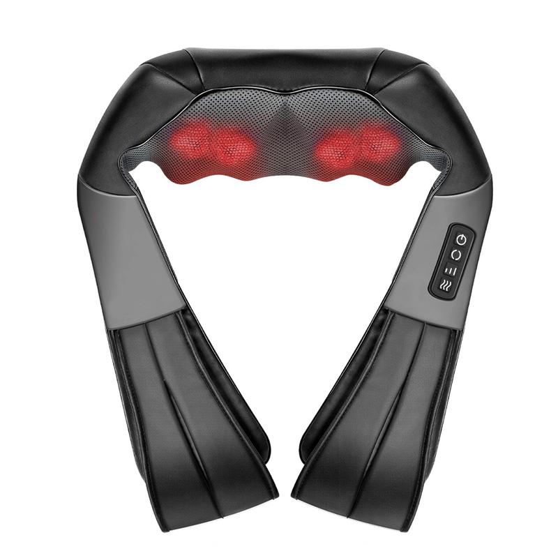 Medcursor Neck & Shoulder Massager with Heat Shiatsu Gray Back Massage Portable Deep Tissue 3D Kneading Pillow for Muscle Relaxation GiftMedcursor NeckBrand: Medcursor
Contains Batteries Or Cells?: None
Dangerous Goods or Hazardous Materials: No
Aerosols: No
Flammable Liquid: No
Age Group: Adults
Warranty Type: Supplier Warranty
Material: Faux Leather
Benefits: neck/back/shoulder relaxation
Feature: Heated, Shiatsu, Kneading
Manufacturer: MEDCURSOR
Power Source: Corded Electric
Water Resistance Level: Not Water Resistant
Model: LY-580A+1
Net Weight: 2 LBS
Quantity Per Pack: 1
Application Area: Neck, Back, Shoulder, Waist
Plug Type: US Plug
Voltage: 110V
Magnetic: No
Batteries Included: No
Number of Batteries: None
Battery Capacity (mAh): No battery
Built-In Battery: NoMedcursor NeckML Clinic  for Wellness