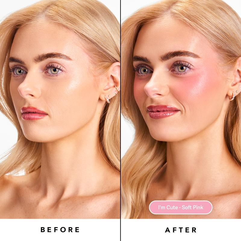 Cheek STAY-N - All-day Liquid Blush - Long-lasting, buildable, ultra-blendable blushLiquid BlushBrand: SACHEU Beauty
Contains Batteries Or Cells?: None
Dangerous Goods or Hazardous Materials: No
Aerosols: No
Flammable Liquid: No
Net Weight: 10G
Skin Type: All Skin Types
Benefits: Setting Agents, Blendable, Buildable, Smudge-proof
Ingredient Feature: Peptides, Squalane, Polyglutamic Acid, Vegan
Finish Type: Luminous
Feature: Alcohol Free, Ammonia Free, Cruelty Free, Fragrance Free, Phthalate Free, Vegan
Age Group: Adults
Skin Tone: Any
Makeup Finish: Dewy
Edition: Regular Edition
Product Form: Liquid
Pack Type: Single Item
Contains Alcohol Or Aerosol: Contains Neither
Region of Origin: China
Ingredients: Peptides, Squalane, Polyglutamic Acid, Water
Manufacturer: SACHEU BeautyLiquid BlushML Clinic  for Wellness