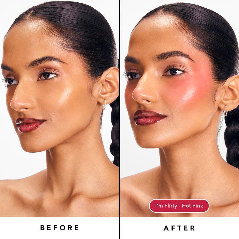 Cheek STAY-N - All-day Liquid Blush - Long-lasting, buildable, ultra-blendable blushLiquid BlushBrand: SACHEU Beauty
Contains Batteries Or Cells?: None
Dangerous Goods or Hazardous Materials: No
Aerosols: No
Flammable Liquid: No
Net Weight: 10G
Skin Type: All Skin Types
Benefits: Setting Agents, Blendable, Buildable, Smudge-proof
Ingredient Feature: Peptides, Squalane, Polyglutamic Acid, Vegan
Finish Type: Luminous
Feature: Alcohol Free, Ammonia Free, Cruelty Free, Fragrance Free, Phthalate Free, Vegan
Age Group: Adults
Skin Tone: Any
Makeup Finish: Dewy
Edition: Regular Edition
Product Form: Liquid
Pack Type: Single Item
Contains Alcohol Or Aerosol: Contains Neither
Region of Origin: China
Ingredients: Peptides, Squalane, Polyglutamic Acid, Water
Manufacturer: SACHEU BeautyLiquid BlushML Clinic  for Wellness