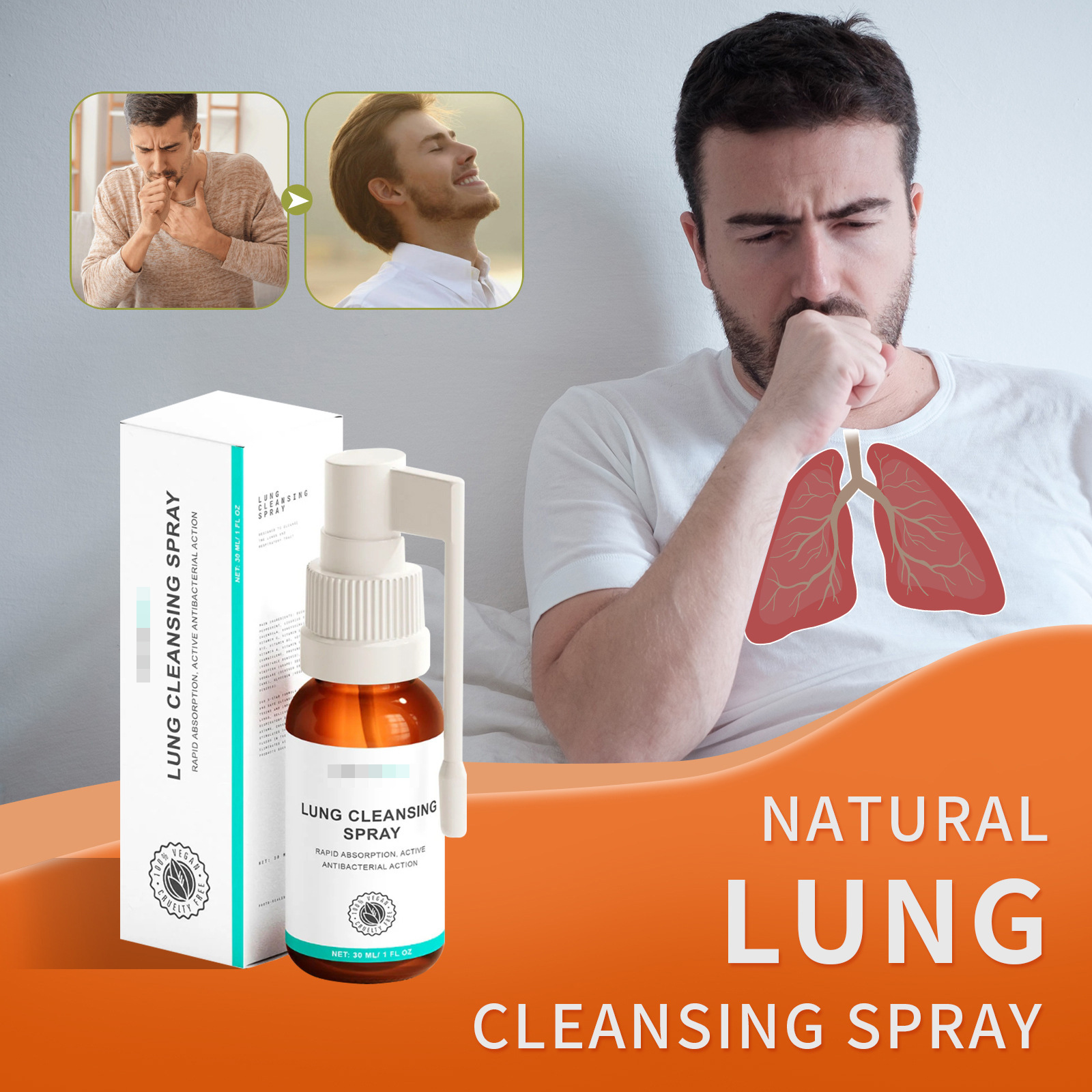 Body Cleansing Nasal Spray Relieves Dry Throat Itching Cough Throat Discomfort Body Care Drops Anti-SnoringBody Cleansing Nasal SprayBody Cleansing Nasal SprayML Clinic  for Wellness