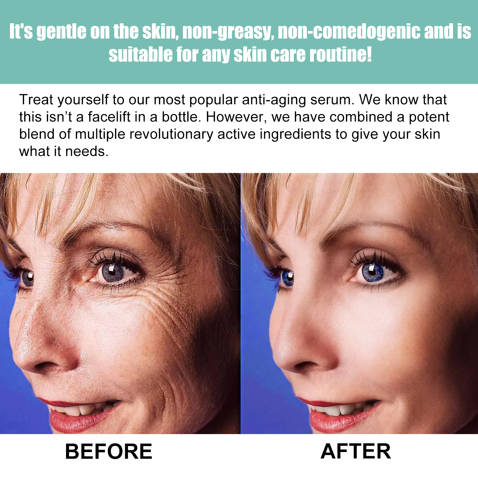 OUHOE Facial Essence Gentle Moisturizing and Softening Facial Skin Daily Skin Care EssenceFacial EssenceNet content: 30ml  
 Product Name: Facial Serum  
 Keywords: Strengthen the skin's moisture barrier, improve skin plumpness and pore appearance, helps alleviate signs of aging  
 Gross weight: 43g  
 Ingredients: Palmitoyl Tetrapeptide-7, Common Bamboo Leaf/Stem Extract, Pea Extract  
 Packaging size: 10.5*3*3cm  
 Product size: 10.3*2.8cm  
 Box size: 56*36*21.5cm  
 Packing quantity: 320 pieces  
 Weight of one box: 14.51kg  
 Shelf life: 3 years  
 Storage method: Please store in a cool and shaded placeFacial EssenceML Clinic  for Wellness