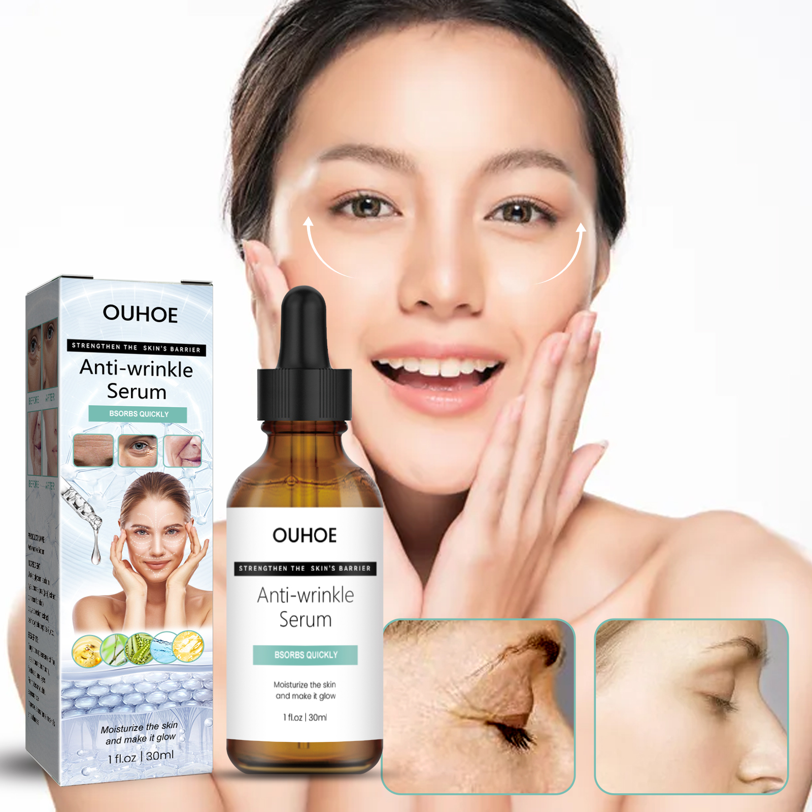 OUHOE Facial Essence Gentle Moisturizing and Softening Facial Skin Daily Skin Care EssenceFacial EssenceFacial EssenceML Clinic  for Wellness