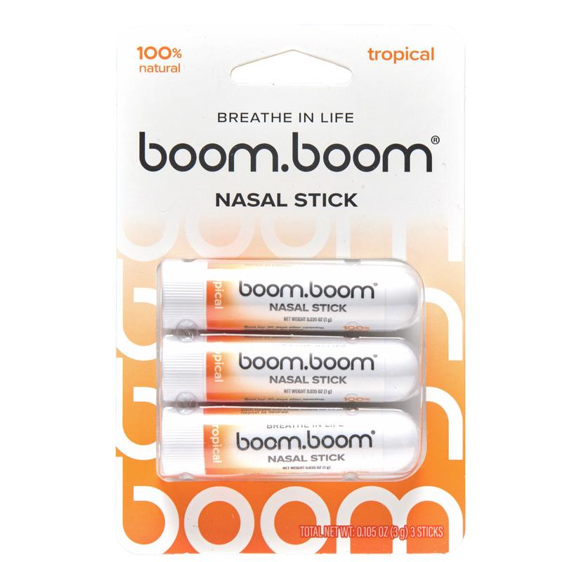 Boom Nasal Stick: Free Your Nose| Featured on Shark Tank| Powerful Essential Oils with Vapor Flow Technology| Breathe In LifeNasal StickBrand: BoomBoom Naturals
Flammable Liquid Volume In Ml: 0.51
Contains Batteries Or Cells?: None
Dangerous Goods or Hazardous Materials: No
Aerosols: No
Flammable Liquid: Yes
Region of Origin: USA
Net Weight: 20G
Age Group: Adults and children 12 and above
Shelf Life: 24 Months
Quantity Per Pack: 3 to 4 sticks per pack
Medical or Non-Medical Use: Non-Medical
Product Form: Vapor
Allergen Information: Do not use if allergic to any of its ingredients
Cautions/Warnings: Do not eat or use orally
Contains Alcohol Or Aerosol: Contains Neither
Pack Type: Multi-Pack
ingsredients: Menthol, Eucalyptus Oil, Peppermint Oil, Spearmint Oil, Lavender Oil, Lemon Peel Oil, Orange Peel Oil, Wintergreen Oil
Manufacturer: BoomBoom Naturals IncNasal StickML Clinic  for Wellness