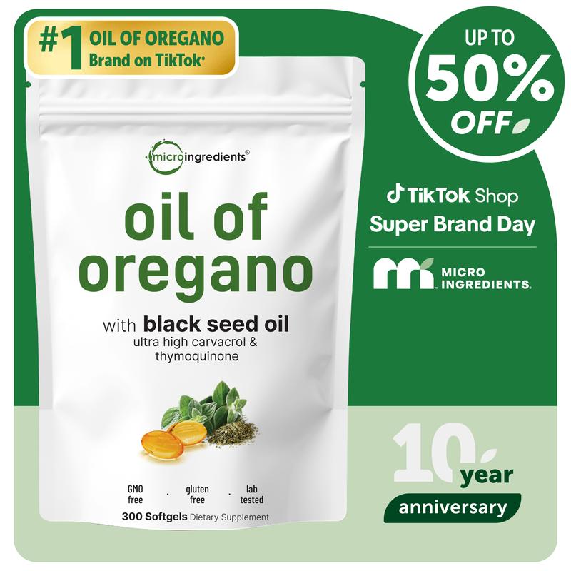 Micro Ingredients Oregano Oil with Black Seed OilOregano Oil with Black Seed OilOregano Oil with Black Seed OilML Clinic  for Wellness