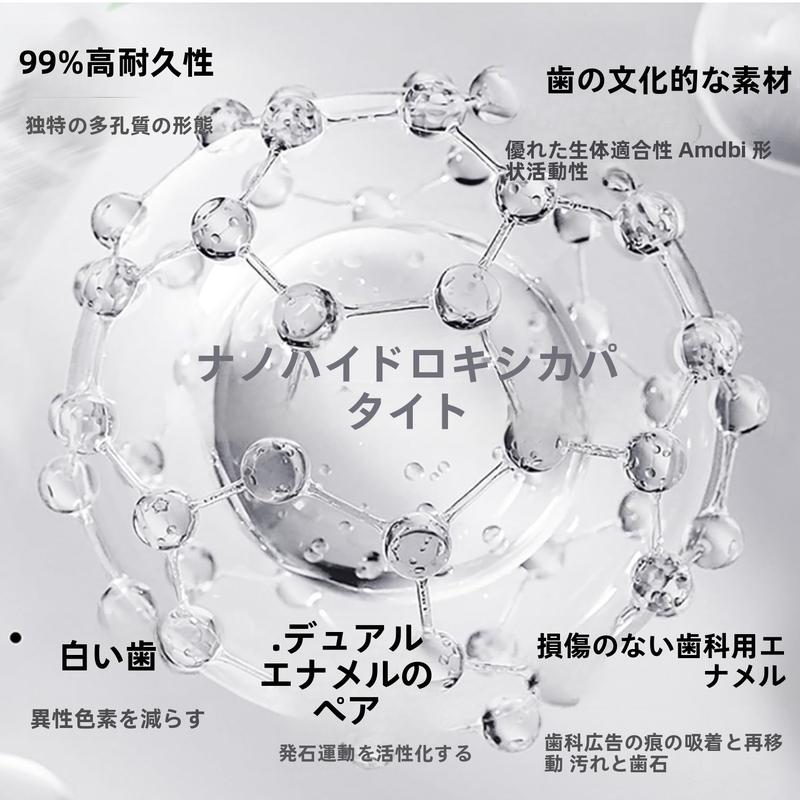 7.5% Hydroxyapatite Toothpaste - Gentle, effective formula with fresh mint flavor suitable for sensitive teethToothpasteNet Weight: 120
Allergen information: No.
Shelf life: 24 monthsToothpasteML Clinic  for Wellness